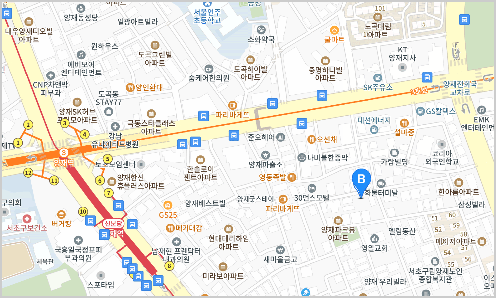 서울특별시 서초구 양재동 8-29
